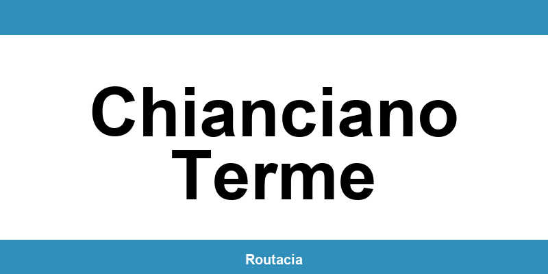 Delegazione ACI a Chianciano Terme: contatti e orari