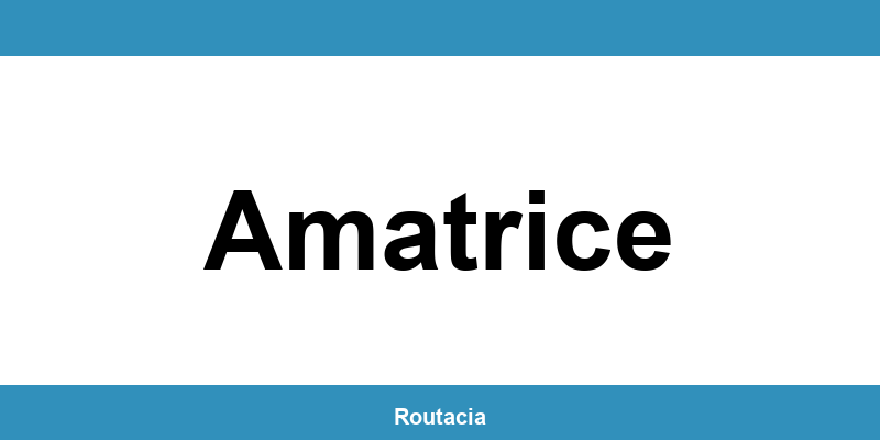 Delegazione ACI a Amatrice: contatti e orari