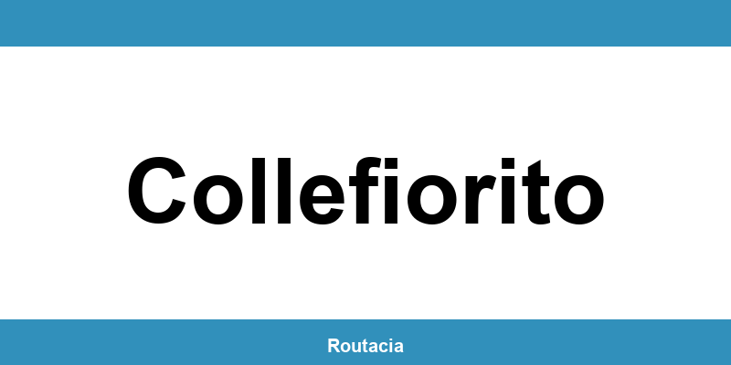 Delegazione ACI a Collefiorito: contatti e orari